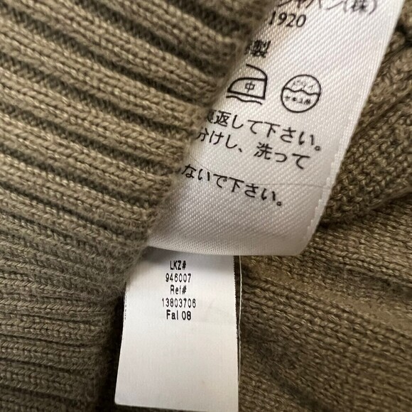 Eddie Bauer Sport Shop V-Neck Sweater Vest Olive Green Large - Picture 5 of 7